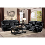 8230BLK-3 Double Reclining Sofa - 8230BLK-3