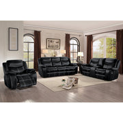 8230BLK-3 Double Reclining Sofa - 8230BLK-3