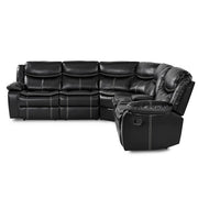 8230BLK*SC (3)3-Piece Sectional with Right Console - 8230BLK*SC