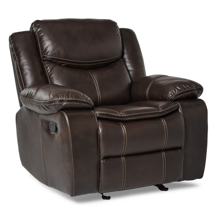 8230BRW-1 Glider Reclining Chair - 8230BRW-1