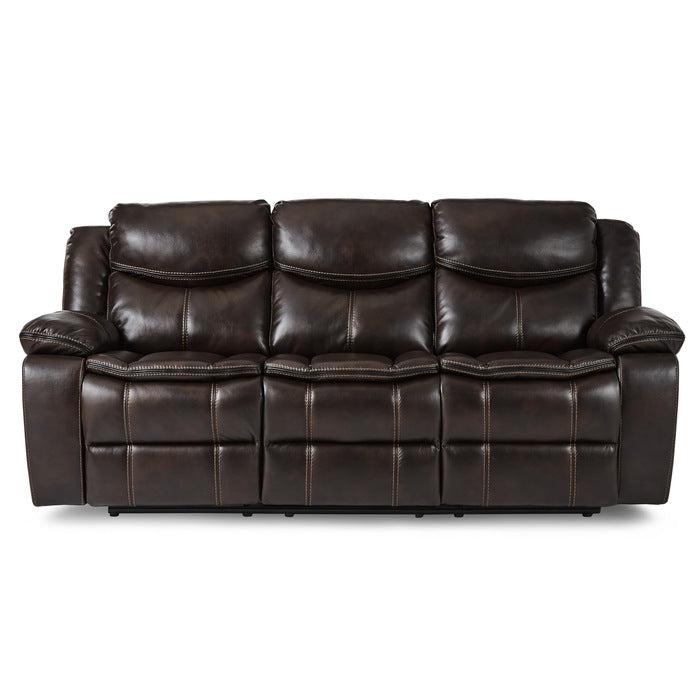 8230BRW*2 2pc Set: Sofa, Love - 8230BRW*2