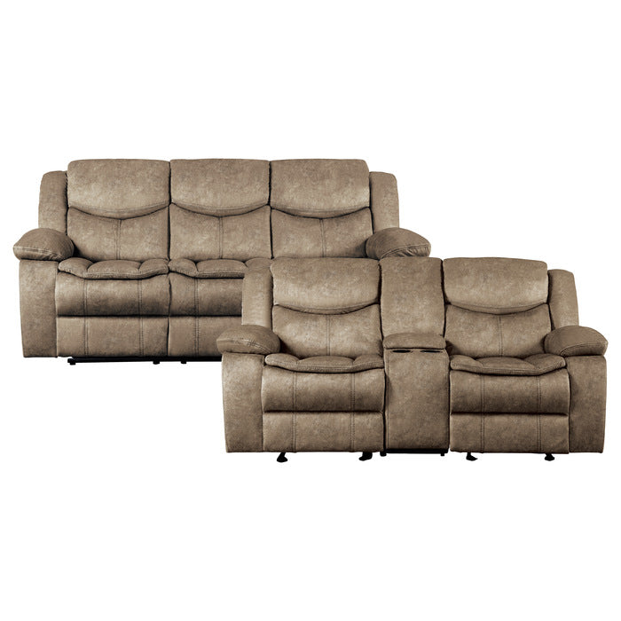 8230FBR*2 2pc Set: Sofa, Love - 8230FBR*2