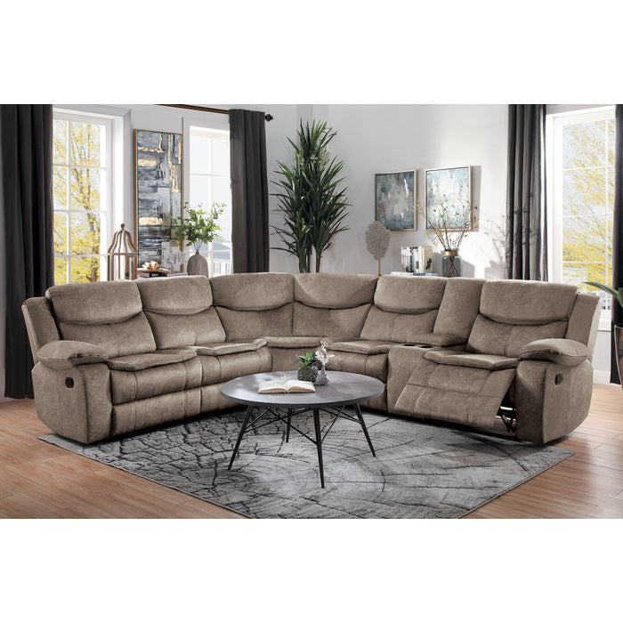 8230FBR*SC (3)3-Piece Sectional with Right Console - 8230FBR*SC