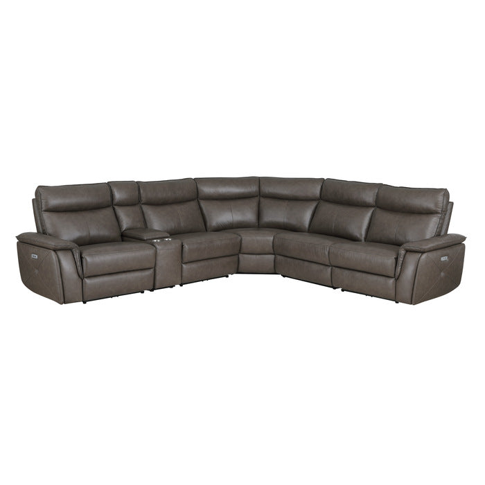 8259RFDB*6SCPWH (6)6-Piece Modular Power Reclining Sectional with Power Headrests - 8259RFDB*6SCPWH