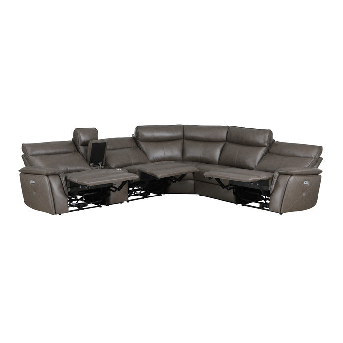 8259RFDB*6SCPWH (6)6-Piece Modular Power Reclining Sectional with Power Headrests - 8259RFDB*6SCPWH