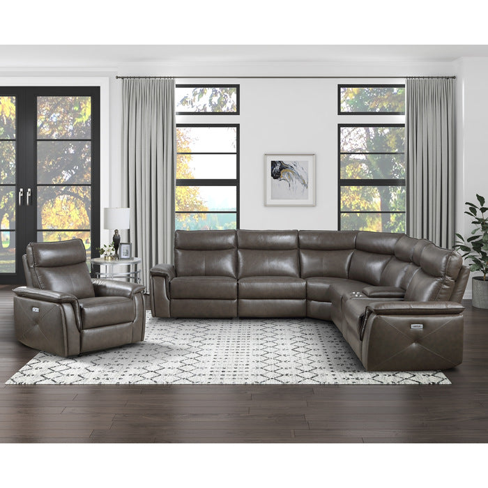 8259RFDB*6SCPWH (6)6-Piece Modular Power Reclining Sectional with Power Headrests - 8259RFDB*6SCPWH