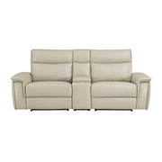 8259RFTP-2CNPWH* (3)Power Double Reclining Love Seat with Center Console and Power Headrests - 8259RFTP-2CNPWH*