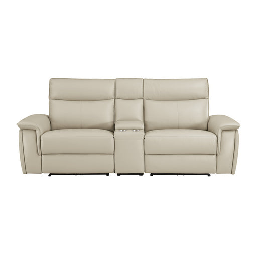 8259RFTP-2CNPWH* (3)Power Double Reclining Love Seat with Center Console and Power Headrests - 8259RFTP-2CNPWH*