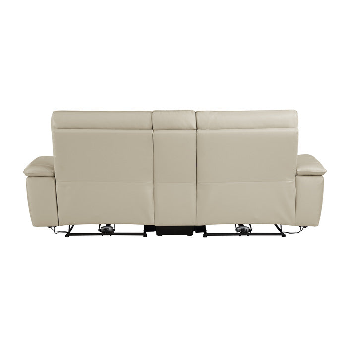 8259RFTP-2CNPWH* (3)Power Double Reclining Love Seat with Center Console and Power Headrests - 8259RFTP-2CNPWH*