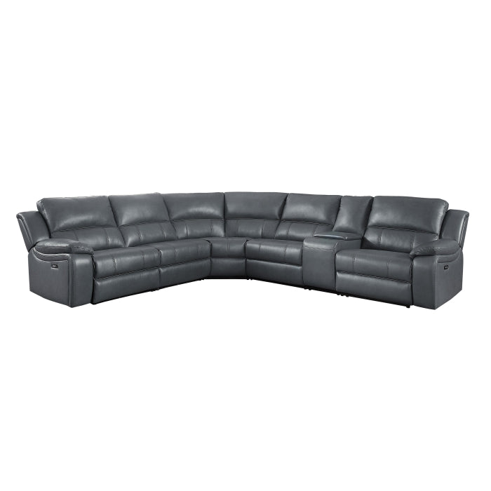 8260GY*6 (6) 6-Piece Modular Reclining Sectional - 8260GY*6