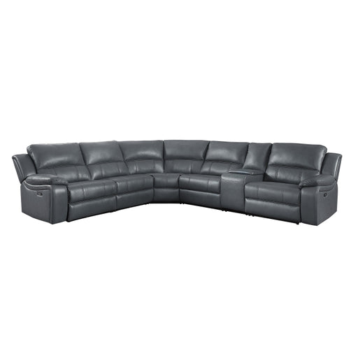 8260GY*6 (6) 6-Piece Modular Reclining Sectional - 8260GY*6