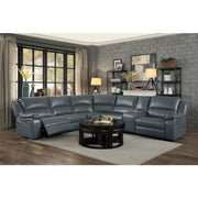 8260GY*6 (6) 6-Piece Modular Reclining Sectional - 8260GY*6