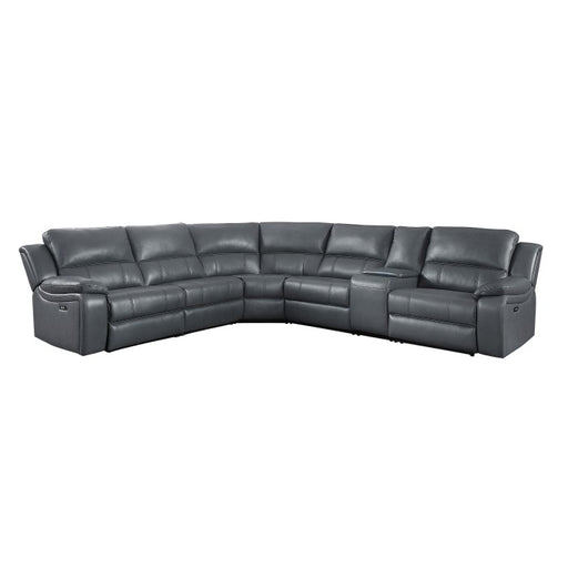 8260GY*6PW (6)6-Piece Modular Power Reclining Sectional - 8260GY*6PW