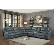 8260GY*6PW (6)6-Piece Modular Power Reclining Sectional - 8260GY*6PW