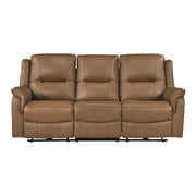 8301BRW-3PW Power Double Reclining Sofa - 8301BRW-3PW
