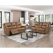 8301BRW-3PW Power Double Reclining Sofa - 8301BRW-3PW