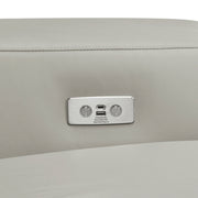 8304LGY*2LC2RPW (2)2-Piece Sectional with Left Chaise, Adjustable Headrests and Charging ports - 8304LGY*2LC2RPW
