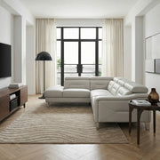 8304LGY*2LC2RPW (2)2-Piece Sectional with Left Chaise, Adjustable Headrests and Charging ports - 8304LGY*2LC2RPW