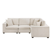 8310NBE*4AC2C1ACR (4)4-Piece Modular Sectional - 8310NBE*4AC2C1ACR