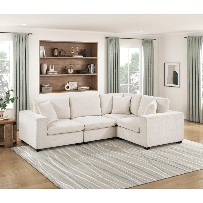 8310NBE*4AC2C1ACR (4)4-Piece Modular Sectional - 8310NBE*4AC2C1ACR