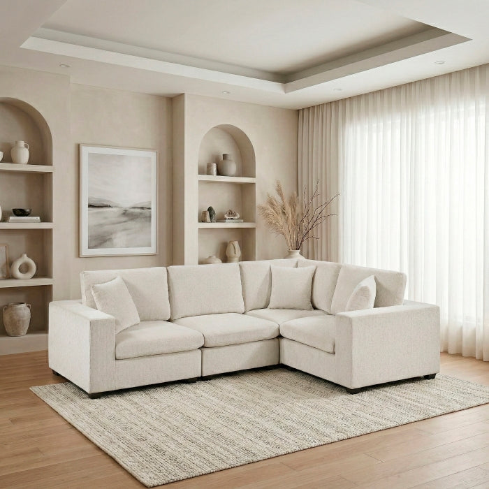 8310NBE*4AC2C1ACR (4)4-Piece Modular Sectional - 8310NBE*4AC2C1ACR