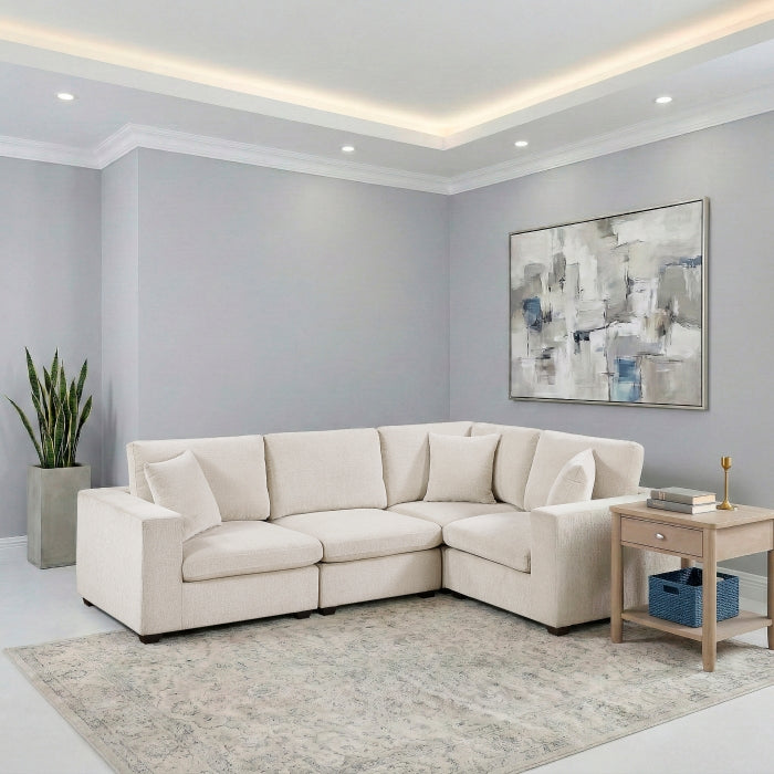 8310NBE*4AC2C1ACR (4)4-Piece Modular Sectional - 8310NBE*4AC2C1ACR