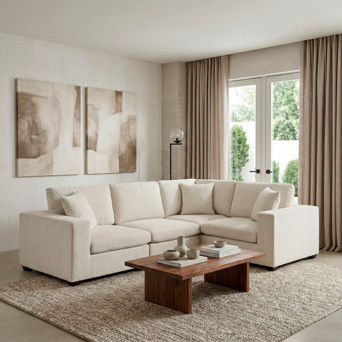 8310NBE*4AC2C1ACR (4)4-Piece Modular Sectional - 8310NBE*4AC2C1ACR
