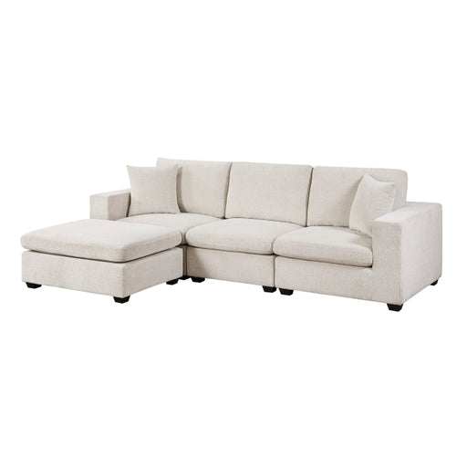 8310NBE*4AC2C1AOT (4)4-Piece Modular Sectional with Ottoman - 8310NBE*4AC2C1AOT