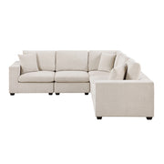 8310NBE*52AC2C1ACR (5)5-Piece Modular Sectional - 8310NBE*52AC2C1ACR