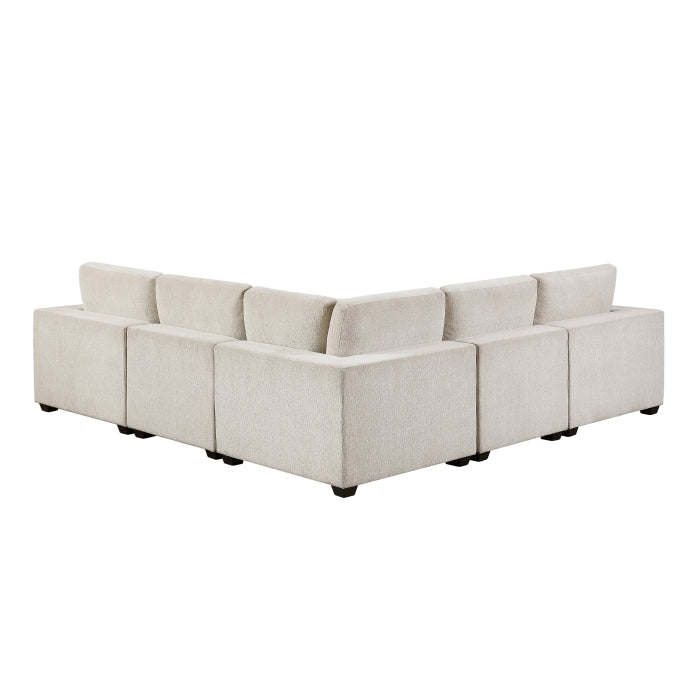 8310NBE*52AC2C1ACR (5)5-Piece Modular Sectional - 8310NBE*52AC2C1ACR