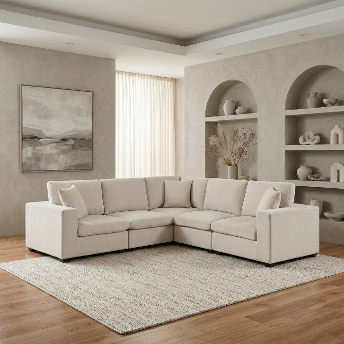 8310NBE*52AC2C1ACR (5)5-Piece Modular Sectional - 8310NBE*52AC2C1ACR