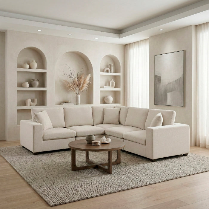 8310NBE*52AC2C1ACR (5)5-Piece Modular Sectional - 8310NBE*52AC2C1ACR