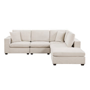 8310NBE*52ACC1ACROT (5)5-Piece Modular Sectional with Ottoman - 8310NBE*52ACC1ACROT