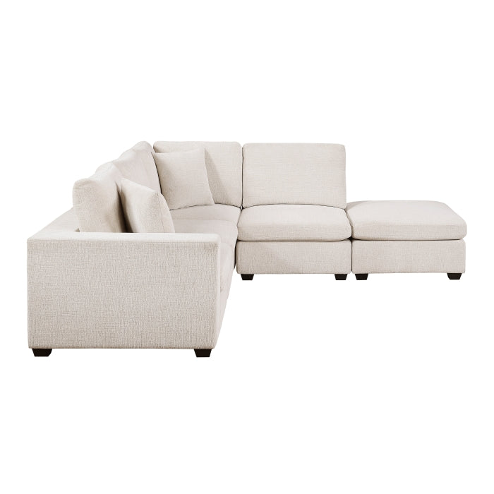 8310NBE*52ACC1ACROT (5)5-Piece Modular Sectional with Ottoman - 8310NBE*52ACC1ACROT