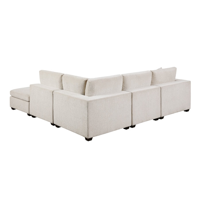 8310NBE*52ACC1ACROT (5)5-Piece Modular Sectional with Ottoman - 8310NBE*52ACC1ACROT