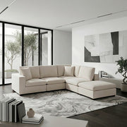 8310NBE*52ACC1ACROT (5)5-Piece Modular Sectional with Ottoman - 8310NBE*52ACC1ACROT