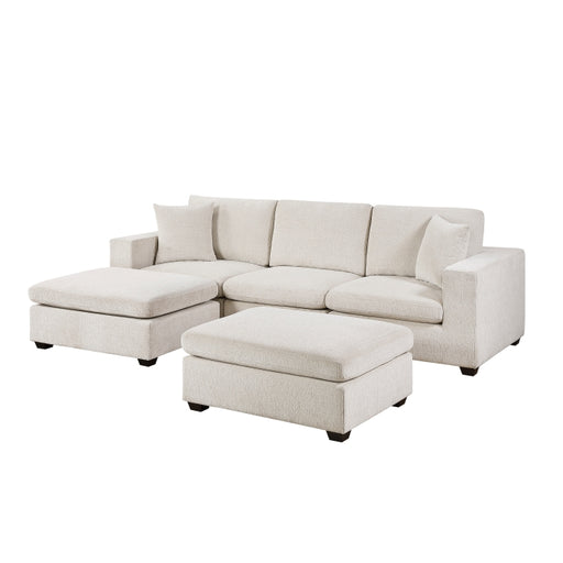 8310NBE*5AC2C1A2OT (5)5-Piece Modular Sectional with Two Ottomans - 8310NBE*5AC2C1A2OT