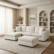 8310NBE*5AC2C1A2OT (5)5-Piece Modular Sectional with Two Ottomans - 8310NBE*5AC2C1A2OT
