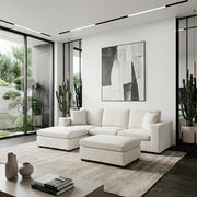 8310NBE*5AC2C1A2OT (5)5-Piece Modular Sectional with Two Ottomans - 8310NBE*5AC2C1A2OT