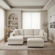 8310NBE*5AC2C1A2OT (5)5-Piece Modular Sectional with Two Ottomans - 8310NBE*5AC2C1A2OT