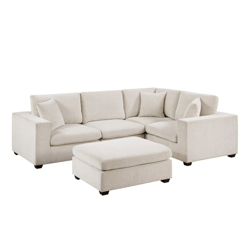 8310NBE*5AC2C1ACROT (5)5-Piece Modular Sectional with Ottoman - 8310NBE*5AC2C1ACROT