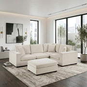 8310NBE*5AC2C1ACROT (5)5-Piece Modular Sectional with Ottoman - 8310NBE*5AC2C1ACROT