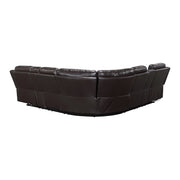 8315DBR*SCPW (3)3-Piece Power Reclining Sectional with Two Consoles, Speakers, Subwoofer, LED Lighting and  Charging Port - 8315DBR*SCPW