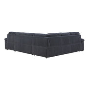 8317DGY*33LRC (3)3-Piece Sectional with Pull-out Bed, Right Side Chaise and Hidden Storage - 8317DGY*33LRC