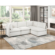 8338BE*42AC2CR (4)4-Piece Modular Sectional - 8338BE*42AC2CR