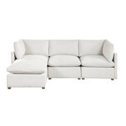 8338BE*42CRACOT (4)4-Piece Modular Sectional with Ottoman - 8338BE*42CRACOT