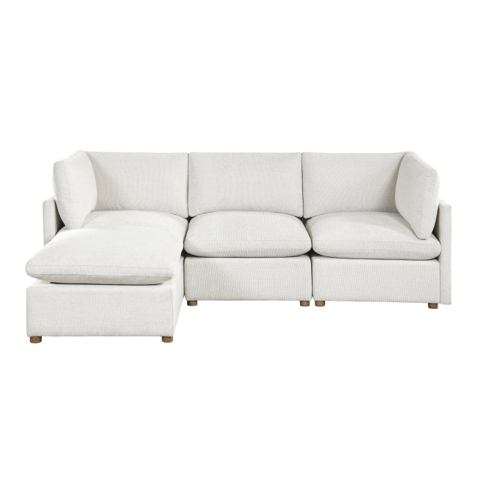 8338BE*42CRACOT (4)4-Piece Modular Sectional with Ottoman - 8338BE*42CRACOT