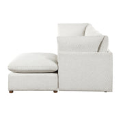 8338BE*42CRACOT (4)4-Piece Modular Sectional with Ottoman - 8338BE*42CRACOT