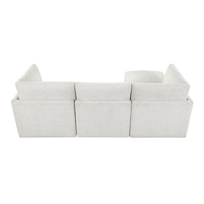 8338BE*42CRACOT (4)4-Piece Modular Sectional with Ottoman - 8338BE*42CRACOT