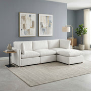 8338BE*42CRACOT (4)4-Piece Modular Sectional with Ottoman - 8338BE*42CRACOT